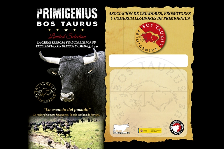 Etiqueta Certificado Primigenius